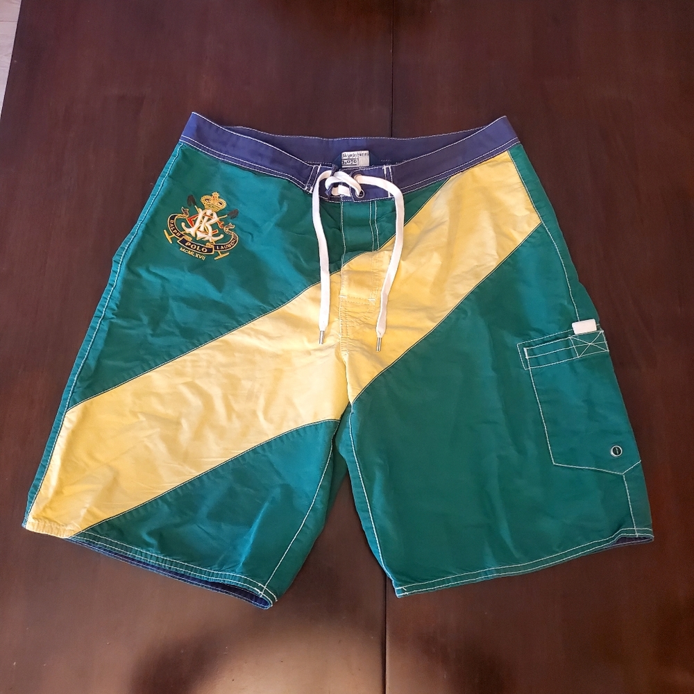 Vintage Polo Ralph Lauren Crest Men's Swim Trunks